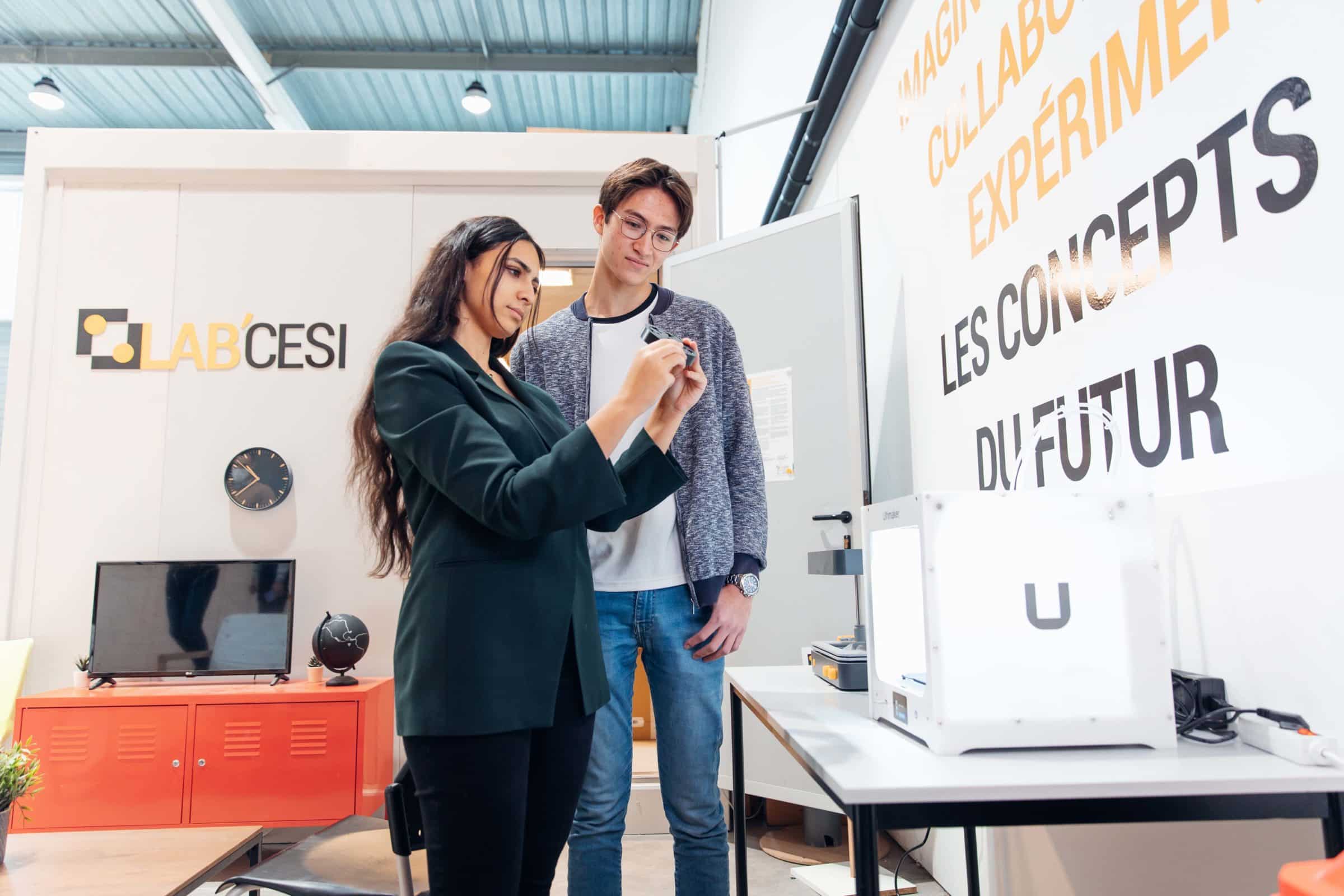 élèves de l'école d'ingénieurs CESI