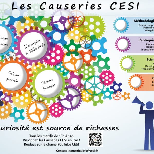 Les Causeries CESI : du 25 octobre au 25 avril 2023