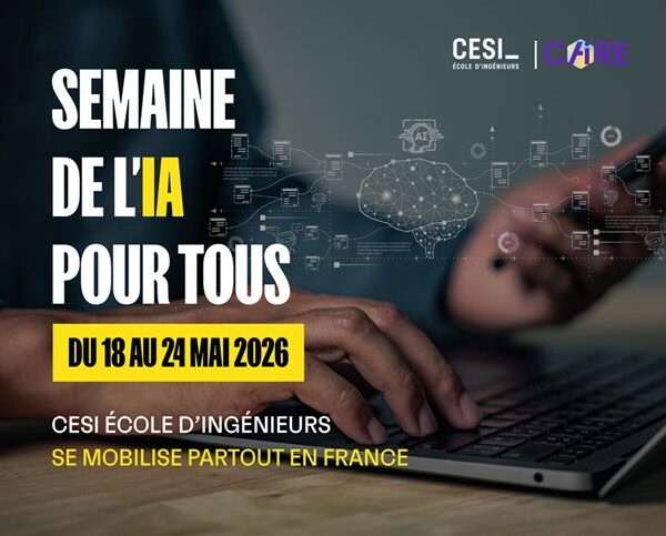 CESI École d’ingénieurs se mobilise pour la Semaine de l’IA pour tous !