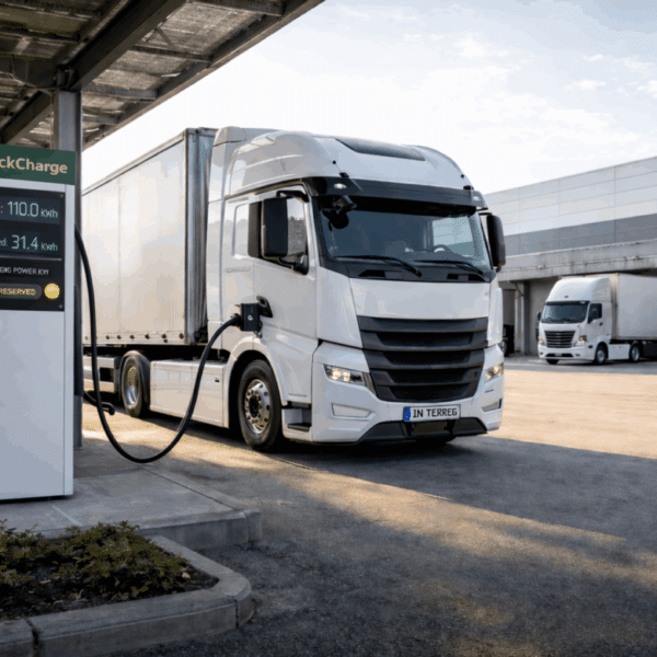 eTruckCharge : accélérer la mobilité électrique du transport de marchandises dans le Rhin supérieur
